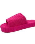 Terry Slide Slippers – Maze Weave Edition