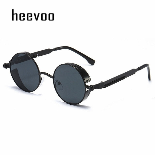 Steampunk Vintage Round Sun Glasses