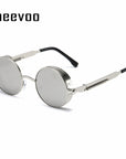 Steampunk Vintage Round Sun Glasses