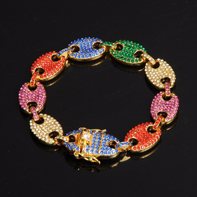Multi-colored Iced Out Bracelets