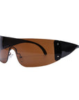 Futuristic Shields – Sleek Wraparound Sunglasses
