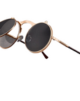 Vintage Steampunk Flip Sunglasses