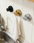 Stainless Steel Suction Cup Hook for Household Kitchen Bathroom
