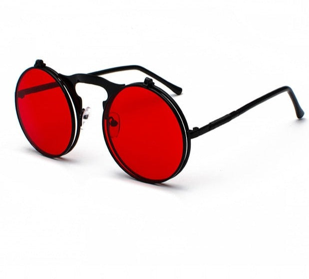 Vintage Steampunk Flip Sunglasses