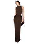 Elegant Sleeveless Bodycon Long Dress