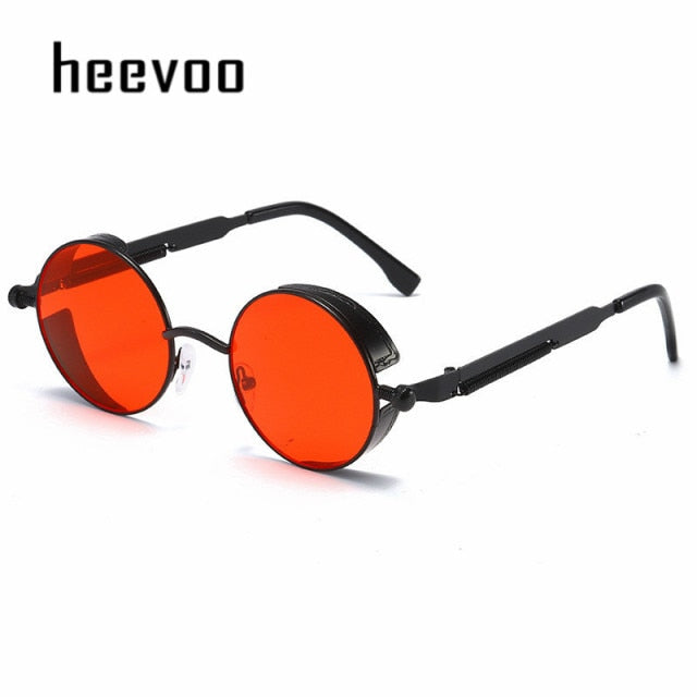 Steampunk Vintage Round Sun Glasses