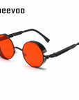 Steampunk Vintage Round Sun Glasses