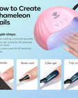 Modelones Chameleon Blue Gel Nail Polish