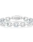 Zircon Inlaid Brass Tennis Bracelet