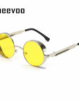 Steampunk Vintage Round Sun Glasses
