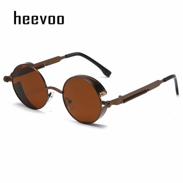 Steampunk Vintage Round Sun Glasses