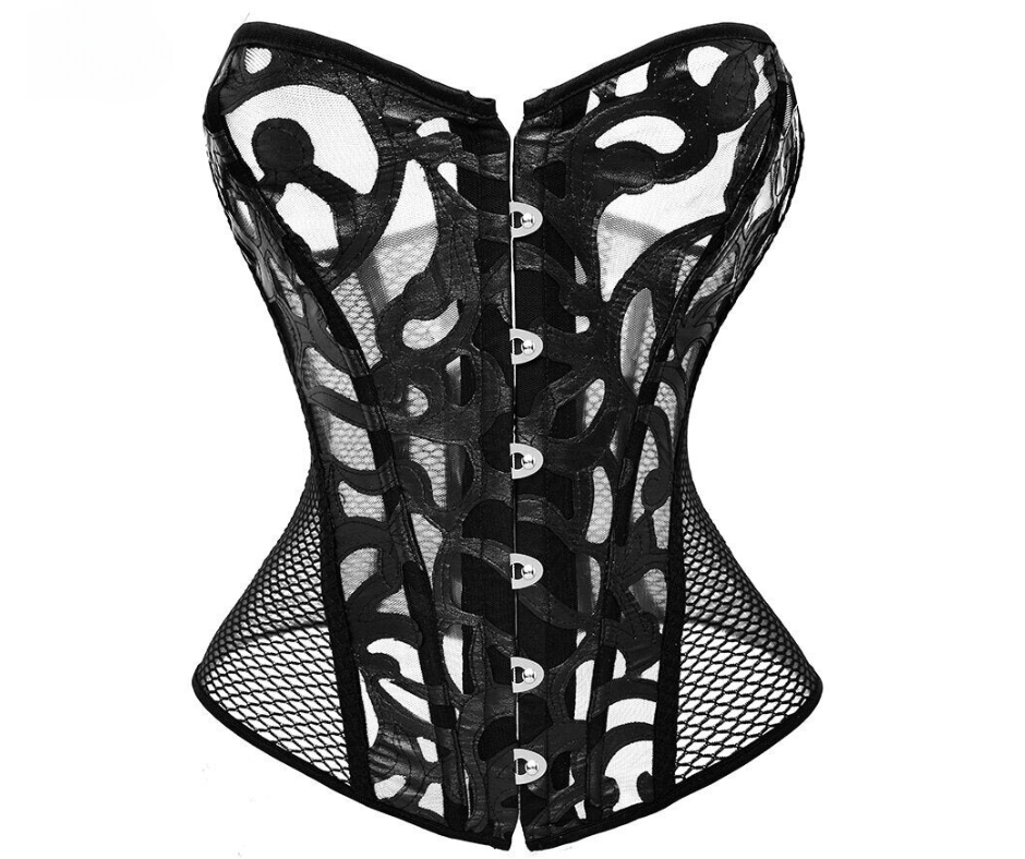 Lace Up Overbust Corset