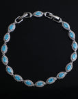 Elegant Zircon Copper Bracelet