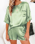 Satin Pajama Set