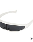 Futuristic Narrow Cyclops Sunglasses