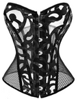 Lace Up Overbust Corset