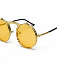 Vintage Steampunk Flip Sunglasses