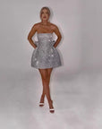Sleeveless Sequin Slim Dress