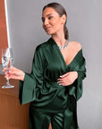 2 Piece Set Satin Sleepwear