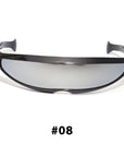 Futuristic Narrow Cyclops Sunglasses