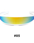 Futuristic Narrow Cyclops Sunglasses
