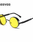 Steampunk Vintage Round Sun Glasses