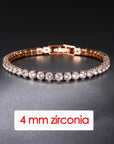 Iced Out Crystal Tennis Bracelet