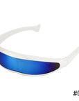 Futuristic Narrow Cyclops Sunglasses