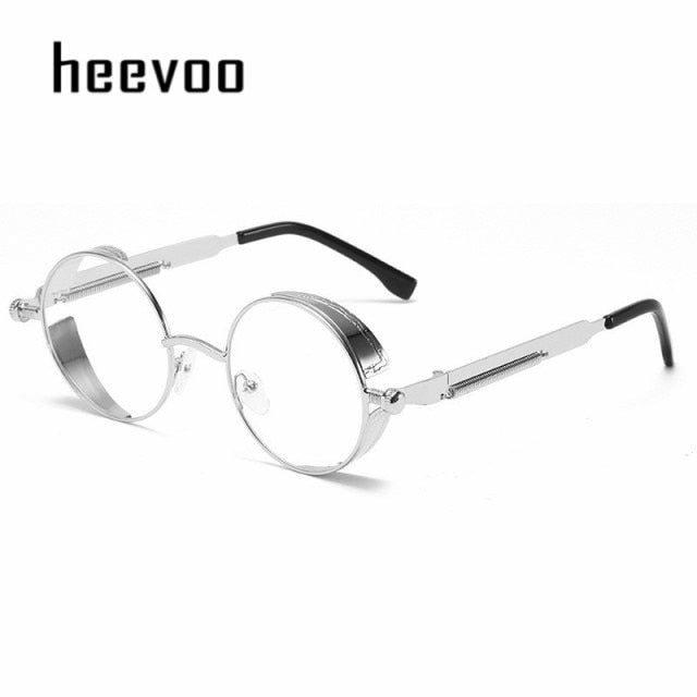 Steampunk Vintage Round Sun Glasses