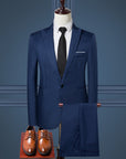 Korean Style Business Casual Men Suit