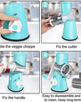 Manual Rotary Vegetable Slicer & Grater — alternate product view 5