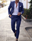 Digital Print Slim Fit Suit Set