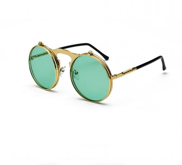 Vintage Steampunk Flip Sunglasses