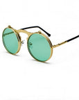 Vintage Steampunk Flip Sunglasses