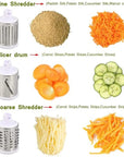 Manual Rotary Vegetable Slicer & Grater — alternate product view 3
