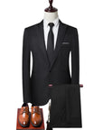 Korean Style Business Casual Men Suit