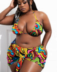 3 Piece Swimsuit Set Sizes XL - 4XL