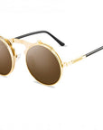 Vintage Steampunk Flip Sunglasses