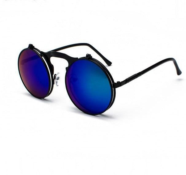 Vintage Steampunk Flip Sunglasses