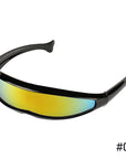Futuristic Narrow Cyclops Sunglasses