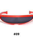 Futuristic Narrow Cyclops Sunglasses