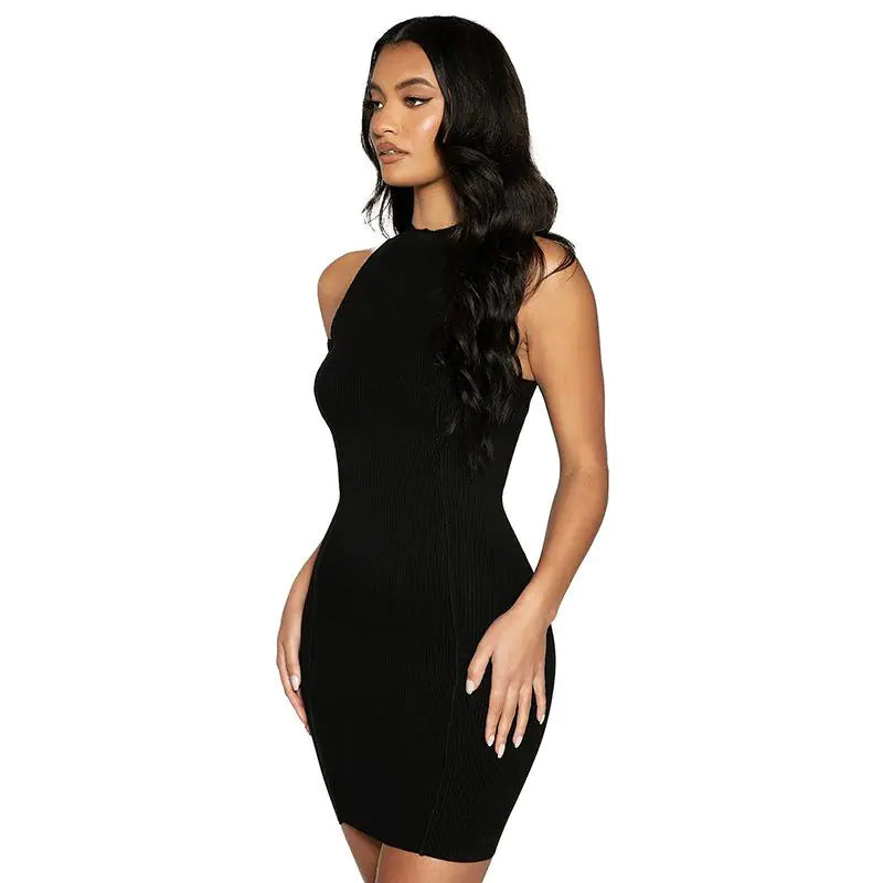 Racer Back Bodycon Mini Dress – Bold, Sexy & Flattering