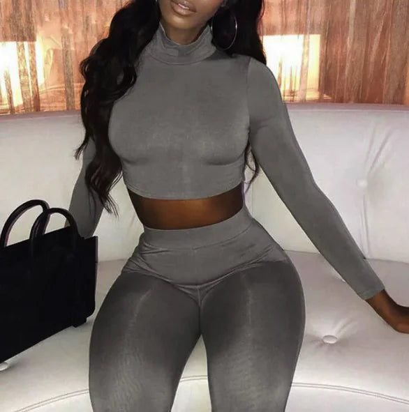 Women's Sexy Bodycon Two-Piece Set