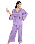 2 Piece Set Satin Sleepwear