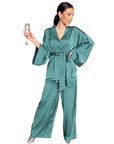 2 Piece Set Satin Sleepwear