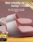 Gradient Color Anti-Slip Thick-Soled EVA Slippers