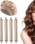 Heat-free Satin Hair Curling Tool for Overnight Use