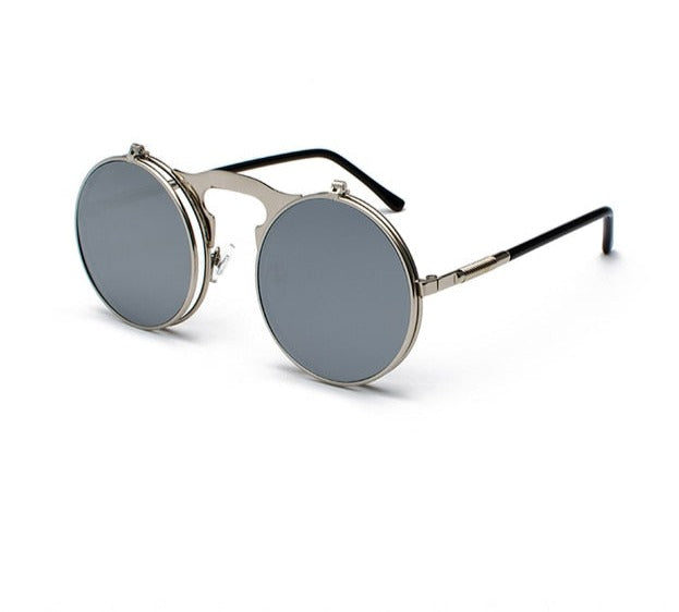 Vintage Steampunk Flip Sunglasses