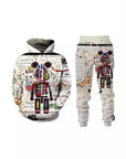 Painted Graffiti Hooded Sweater
