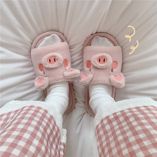 Cute Animal Fluffy Slippers